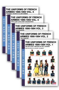 The uniforms of French armies 1690 – 1894 – Box 5 volumes
