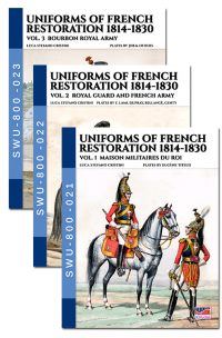 Uniforms of French restoration 1814-1830 – BOX 3 volumes