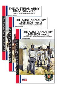 The Austrian army 1805-1809 – BOX 3 volumes